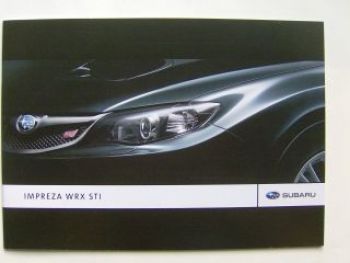 Subaru Impreza WRX STI Prospekt Januar 2009 NEU