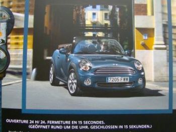 BMW Mini. Cabrio. Clubman. Prospekt September 2009 NEU