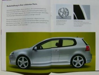 VW Golf5 1K1 Original Zubehör Prospekt  September 2003 NEU
