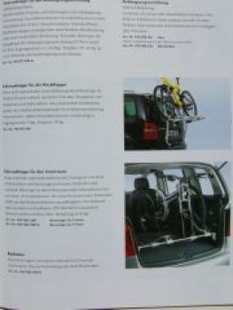 VW Touran Original Zubehör Prospekt März 2005 1T1