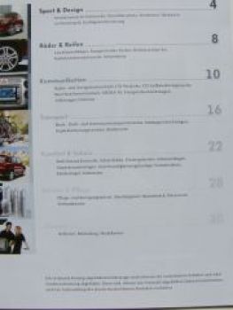 VW Tiguan Original Zubehör Prospekt Dezember 2008 Typ 5N