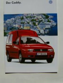 VW Caddy Prospekt September 1996 Typ 9K9B