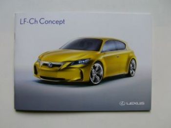 Lexus LF-Ch Concept Presseheft IAA Frankfurt 2009
