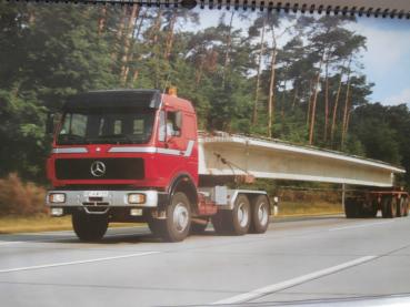 Mercedes Benz Nutzfahrzeuge 1985 30x49cm 207D Omnibus 409D 809 1213 +G-Klasse Westalia Ausbau Kalender