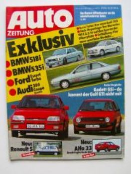 Auto Zeitung 20/1984 BMW 518i 535i E28 Alfa 33 QV105