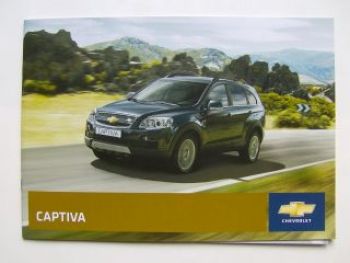 Chevrolet Captiva Prospekt August 2009 +Preisliste NEU