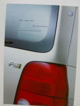 VW Preisliste Lupo FSI Typ 6X1 6E1 Juni 2001 NEU