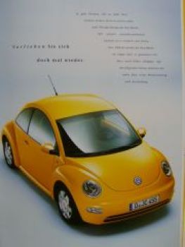 VW New Beetle en vogue Prospekt 9C1 1C1 Juni 2000 NEU