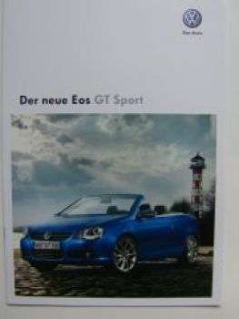 VW Eos GT Sport Prospekt Mai 2009 Typ 1F