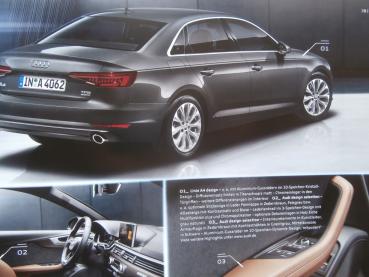 Audi A4 S4 Typ 8W Limousine Avant +Allroad +g-tron April 2017