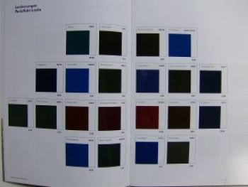 VW Lacke, Sitzbezüge & Dekore Modelljahr 2008 Prospekt intern