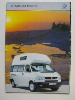 VW California Exclusive T4 Prospekt April 1999 NEU