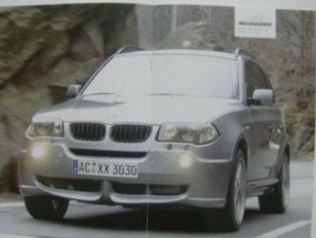 AC Schnitzer ACS3 X3 E83 Prospekt +Newsletter NEU