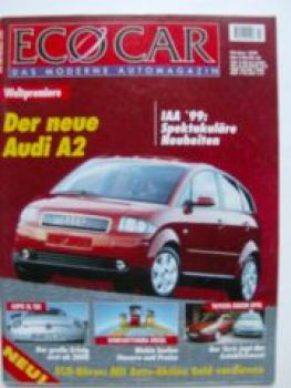 Eco Car Automagazin Oktober 1999 Audi A2 Lupo 3L TDi Yaris