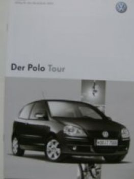 VW Preisliste Polo Tour 9N3 Oktober 2006 NEU