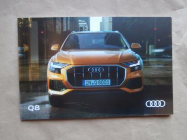 Audi Q8 (Typ 4M) 50TDI quattro 210kw/286PS Prospekt Juli 2018
