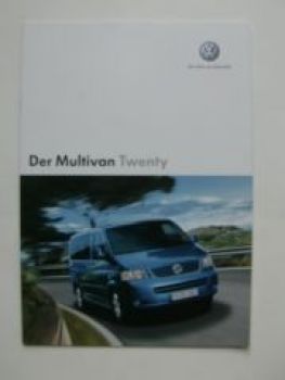 VW Multivan T5 Twenty Prospekt 7HM 7HF +T3 April 2005 NEU