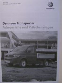 VW Preisliste neue T5 Fahrgestelle & Pritsche September 2009