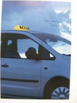 VW Sharan als Taxi Prospekt 7M8 Oktober 1998 NEU