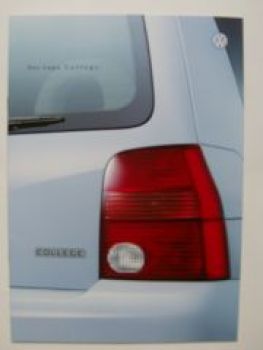 VW Lupo College 6X1 6E1 Prospekt Juni 2000 NEU