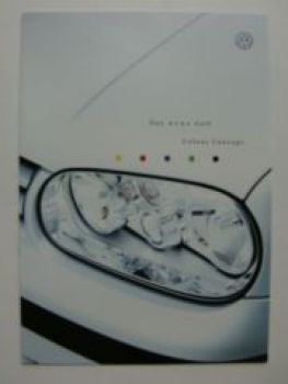 VW Golf4 Colour Concept Prospekt 1J1 November 1998 NEU
