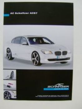 AC Schnitzer 7er Limousine F01 F02 Prospekt 9/2009+Preise
