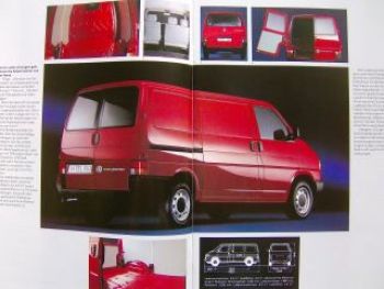 VW T4 Transporter Kombi Pritsche Prospekt November 1990