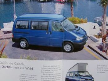 VW California Coach T4 Prospekt Juni 1996 NEU
