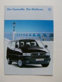 VW Caravelle Multivan Prospekt Februar 1996 T4 NEU