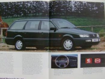 VW syncro Golf3 Passat Variant +VR6 Exclusiv Prospekt Januar 199