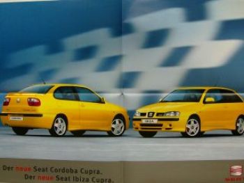 Seat Cupra Cordoba Ibiza Prospekt Poster NEU