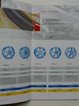 VW Original Leichtmetallräder Felgen Prospekt Mai 1999 NEU