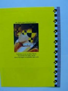 VW Sicherheitsreport Oktober 1992 NEU Prospekt