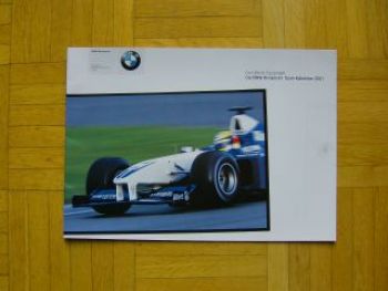 BMW Motorsport Prospekt WilliamsF1 Team Kollektion 2001