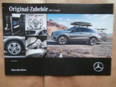 Mercedes Benz GLE Coupé Original Zubehör +Preise 2015 Rarität