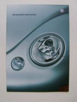 VW New Beetle Sport Edition 9C1 1C1 November 2001 Prospekt
