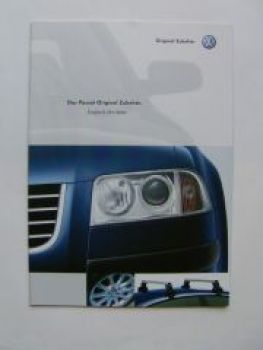VW Original Zubehör Passat +Variant Prospekt April 2001 3B3 3B6