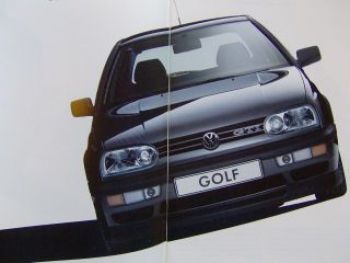 VW Golf3 GTI Prospekt 1H1 September 1991 Vorstellung