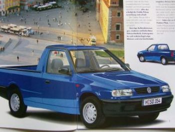 VW Caddy Pickup 9U7 Prospekt Juli 1997 NEU