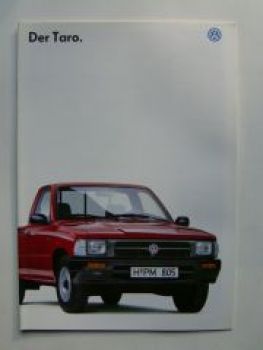 VW Taro +Chrompakete + Offroad Prospekt Dezember 1995