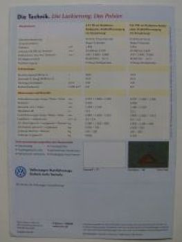 VW T4 Transporter Economy Prospekt Mai 1999 NEU