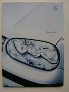 VW Golf4 1J1 Prospekt +Trendline Highline V6 4motion +GTi 10/199