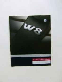 VW Preisliste Passat W8 Dezember 2002 NEU