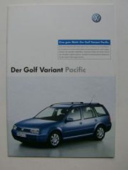VW Golf4 Variant Pacific Prospekt Mai 2004 1J5 NEU