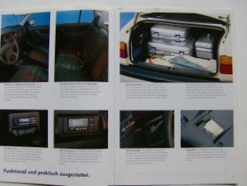 VW Taxis Passat 3A5 3A2 Vento 1H2 Prospekt Januar 1994