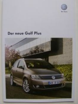 VW Golf5 Plus Facelift Prospekt 5M1 Februar 2009 NEU