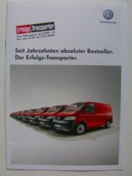 VW T5 Transporter Erfolgs-Transporter September 2008 Prospekt