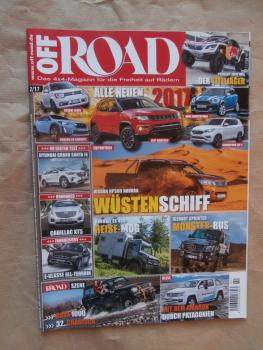 Off Road 2/2017 Bimobil EX435, Grand Santa Fe, Cadillac XT5, E-Klasse All-Terrain,Iglhaut Sprinter,X1 xDrive20d,Jumpy Dangel 4x4,