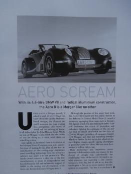 evo Magazine January 2001 Morgan Aero 8 Sonderdruck Englisch