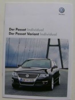 VW Passat +Variant Individual Prospekt November 2007 3C2 3C5